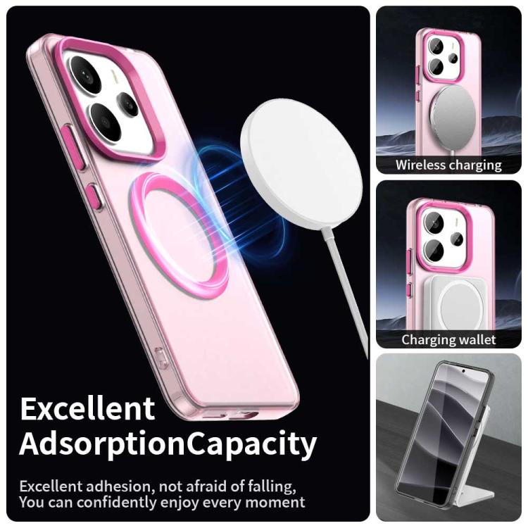 For Redmi Note 14 4G 163.25mm Candy Magsafe PC Hybrid TPU Phone Case