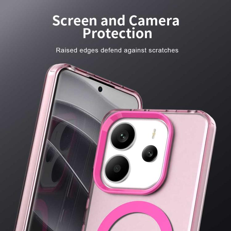 For Redmi Note 14 4G 163.25mm Candy Magsafe PC Hybrid TPU Phone Case