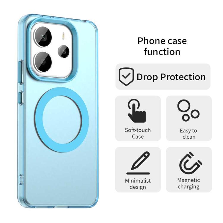 For Redmi Note 14 4G 163.25mm Candy Magsafe PC Hybrid TPU Phone Case
