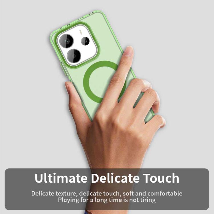 For Redmi Note 14 4G 163.25mm Candy Magsafe PC Hybrid TPU Phone Case