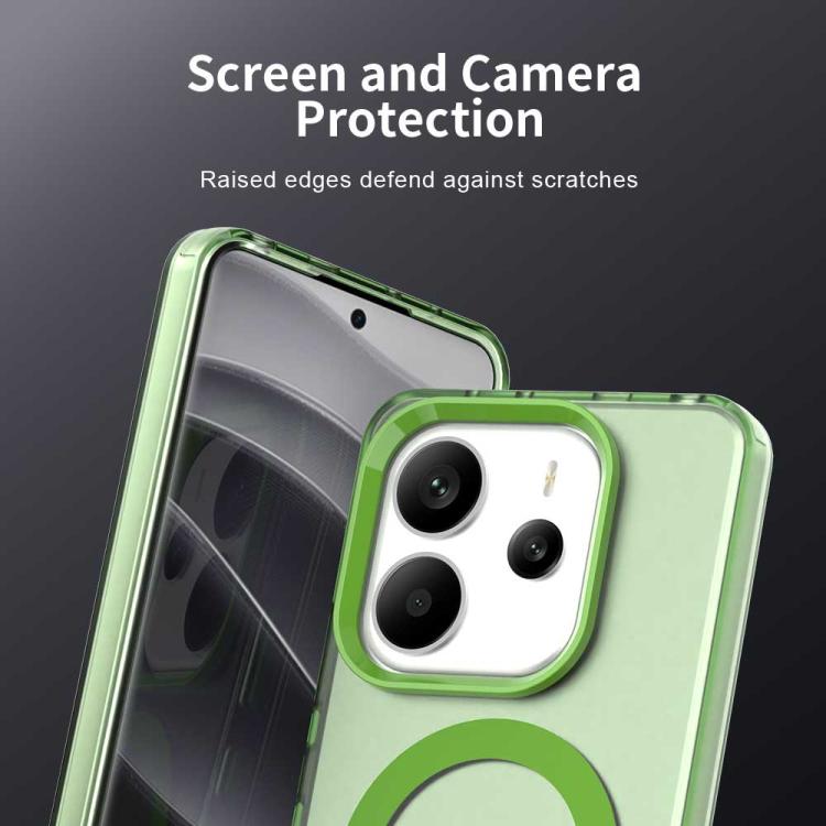 For Redmi Note 14 4G 163.25mm Candy Magsafe PC Hybrid TPU Phone Case