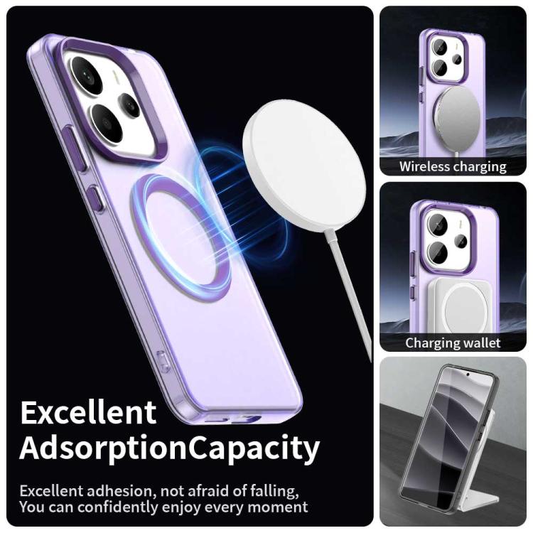 For Redmi Note 14 4G 163.25mm Candy Magsafe PC Hybrid TPU Phone Case