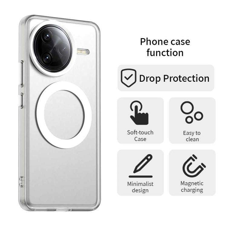 For Redmi K80 Pro Candy Magsafe PC Hybrid TPU Phone Case