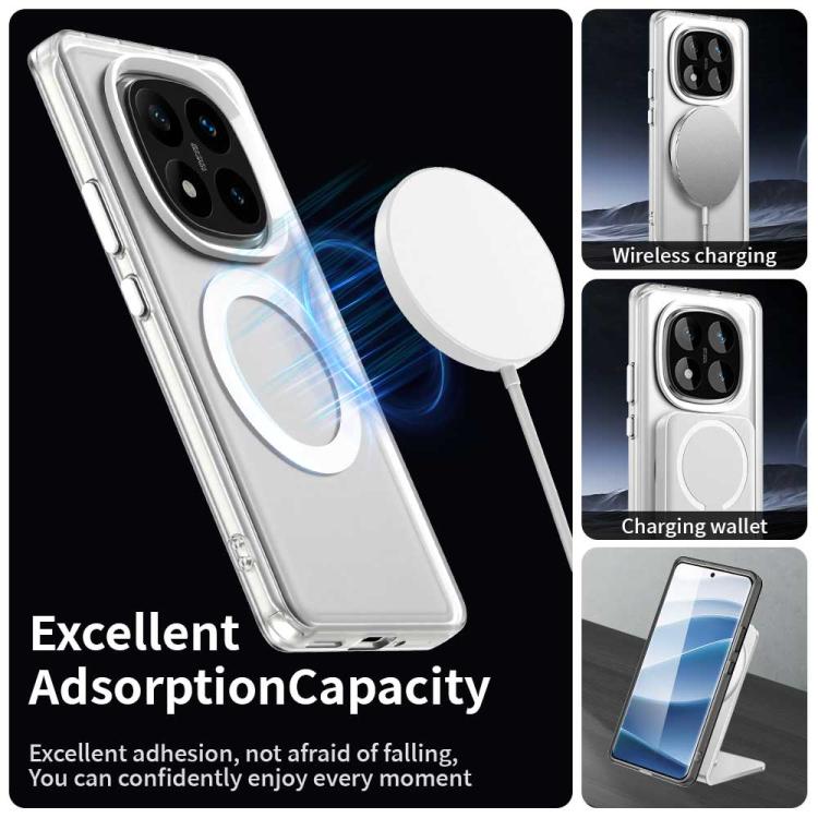 For Redmi Note 14 Pro 4G Candy Magsafe PC Hybrid TPU Phone Case
