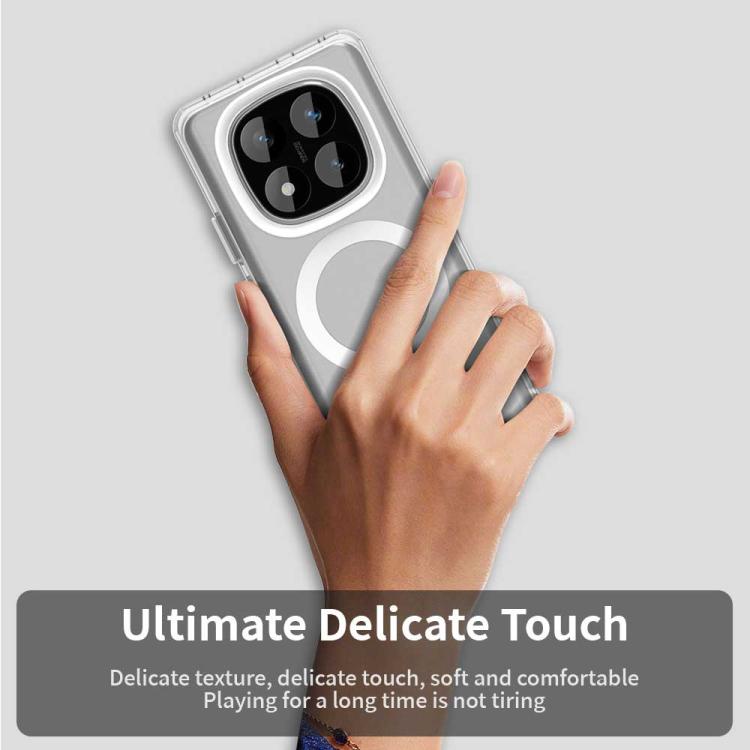 For Redmi Note 14 Pro 4G Candy Magsafe PC Hybrid TPU Phone Case