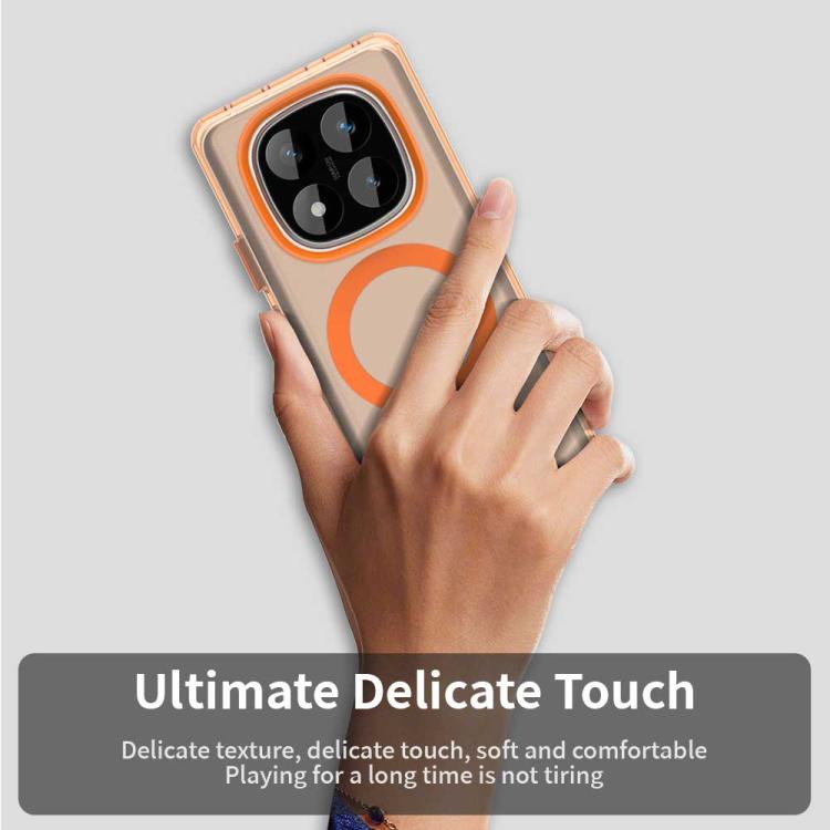 For Redmi Note 14 Pro 4G Candy Magsafe PC Hybrid TPU Phone Case