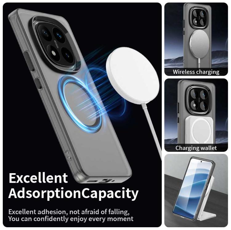 For Redmi Note 14 Pro 4G Candy Magsafe PC Hybrid TPU Phone Case