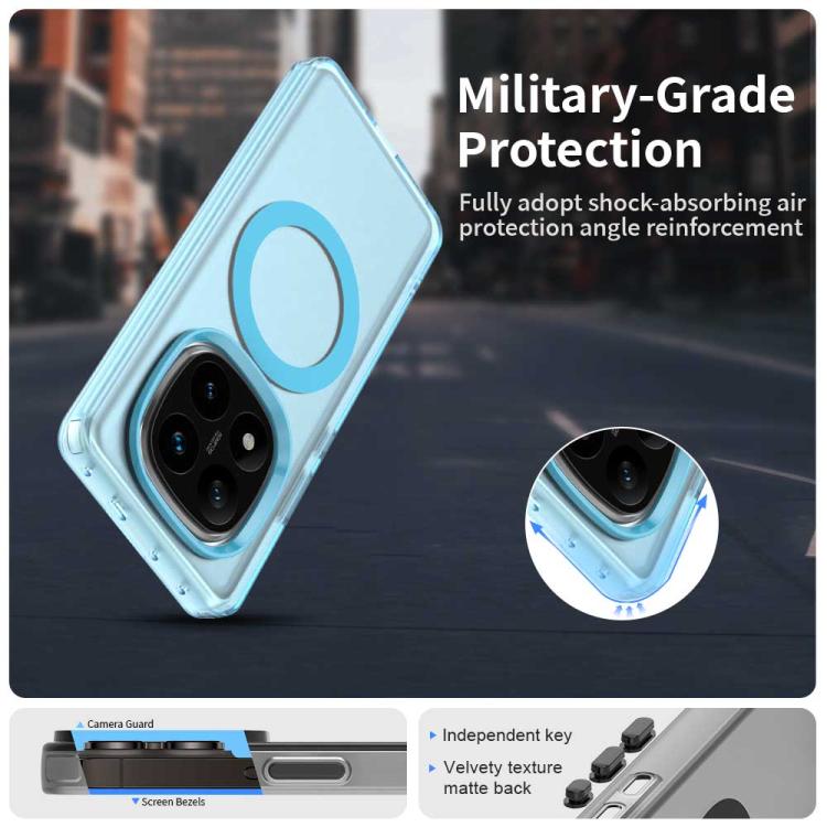 For Redmi Note 14 Pro 4G Candy Magsafe PC Hybrid TPU Phone Case