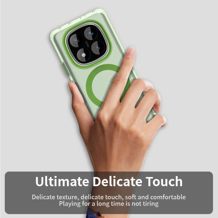 For Redmi Note 14 Pro 4G Candy Magsafe PC Hybrid TPU Phone Case