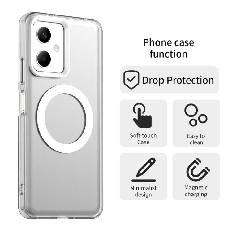 For Redmi Note 12 5G Global / Poco X5 Candy Magsafe PC Hybrid TPU Phone Case