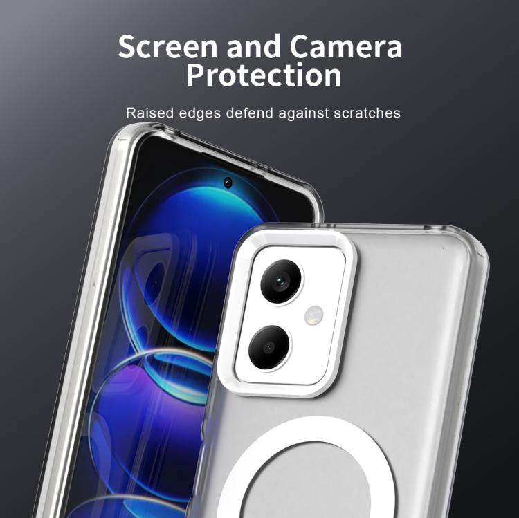 For Redmi Note 12 5G Global / Poco X5 Candy Magsafe PC Hybrid TPU Phone Case