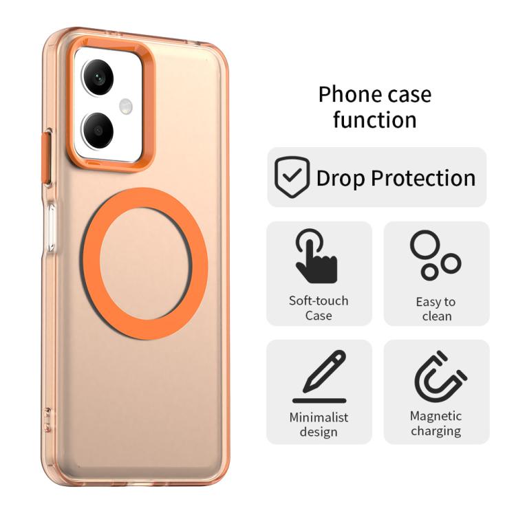 For Redmi Note 12 5G Global / Poco X5 Candy Magsafe PC Hybrid TPU Phone Case