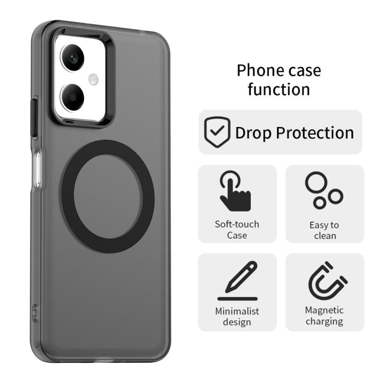 For Redmi Note 12 5G Global / Poco X5 Candy Magsafe PC Hybrid TPU Phone Case