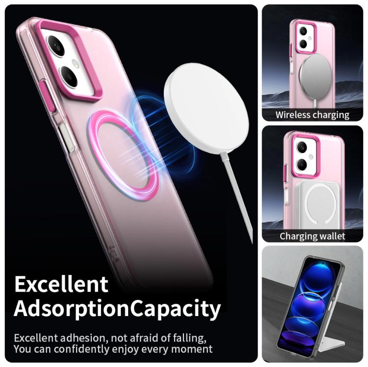 For Redmi Note 12 5G Global / Poco X5 Candy Magsafe PC Hybrid TPU Phone Case