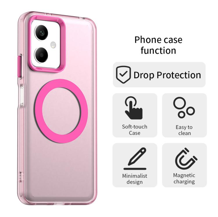 For Redmi Note 12 5G Global / Poco X5 Candy Magsafe PC Hybrid TPU Phone Case