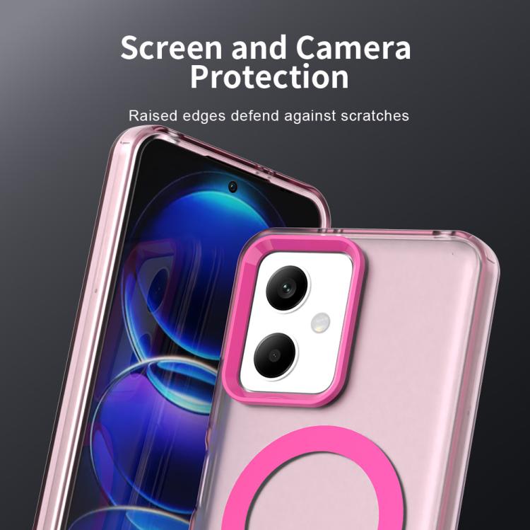 For Redmi Note 12 5G Global / Poco X5 Candy Magsafe PC Hybrid TPU Phone Case