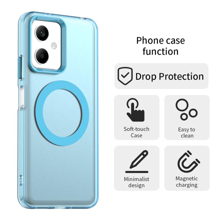 For Redmi Note 12 5G Global / Poco X5 Candy Magsafe PC Hybrid TPU Phone Case