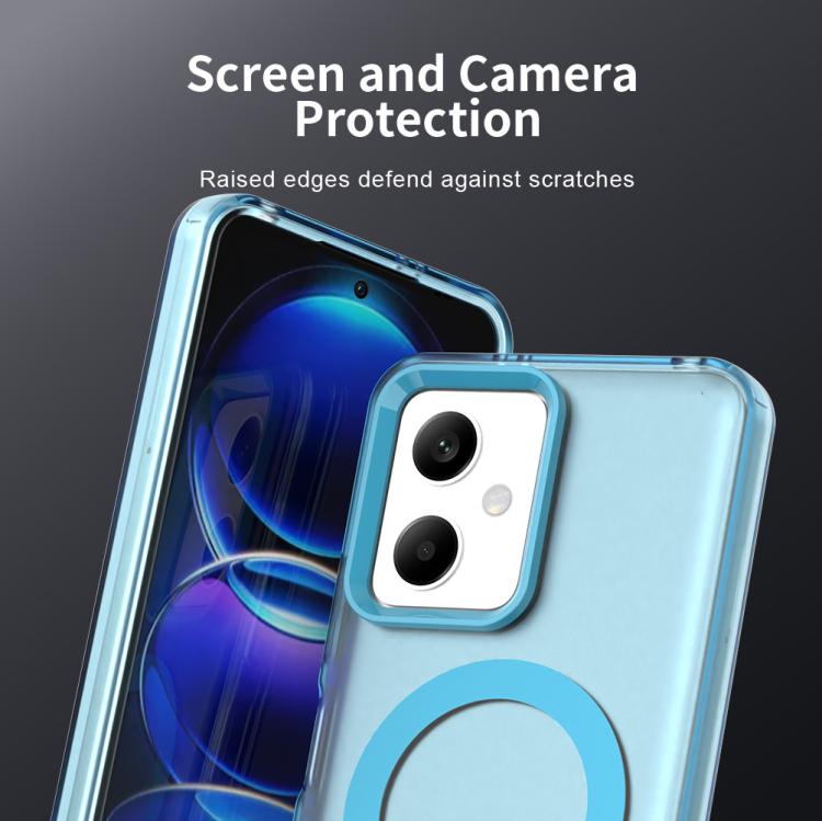 For Redmi Note 12 5G Global / Poco X5 Candy Magsafe PC Hybrid TPU Phone Case