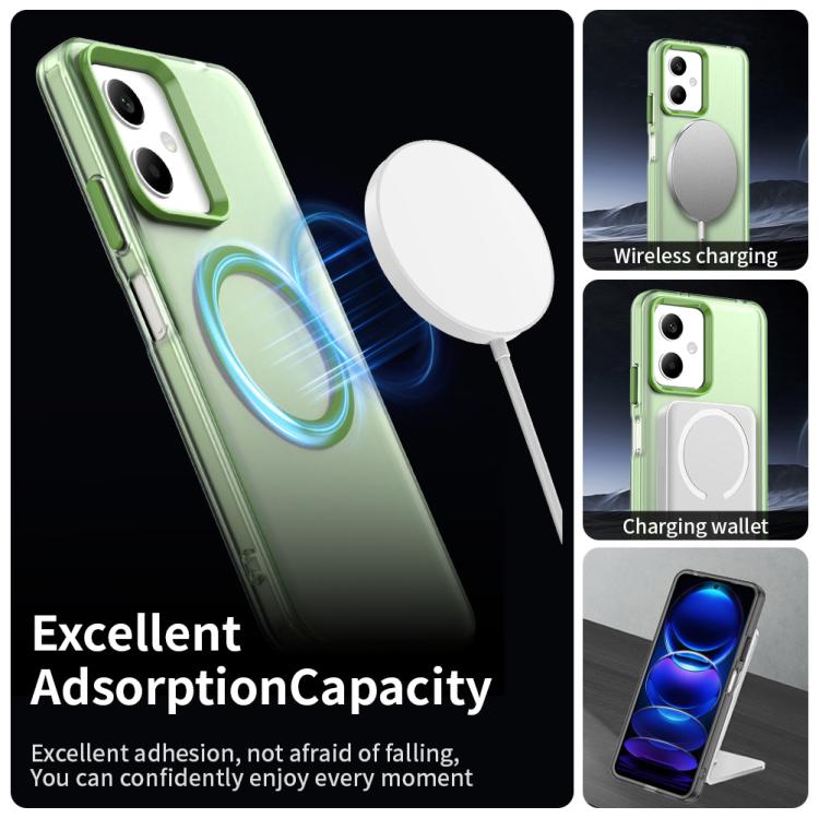 For Redmi Note 12 5G Global / Poco X5 Candy Magsafe PC Hybrid TPU Phone Case
