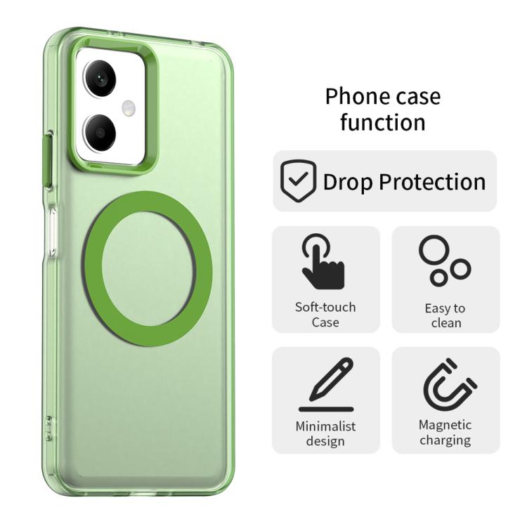 For Redmi Note 12 5G Global / Poco X5 Candy Magsafe PC Hybrid TPU Phone Case