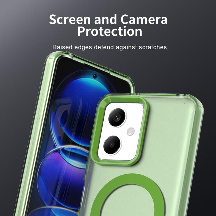 For Redmi Note 12 5G Global / Poco X5 Candy Magsafe PC Hybrid TPU Phone Case