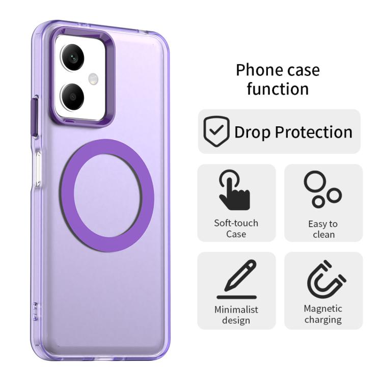 For Redmi Note 12 5G Global / Poco X5 Candy Magsafe PC Hybrid TPU Phone Case
