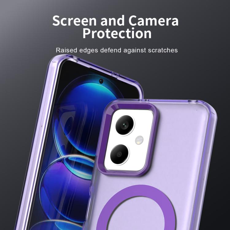 For Redmi Note 12 5G Global / Poco X5 Candy Magsafe PC Hybrid TPU Phone Case