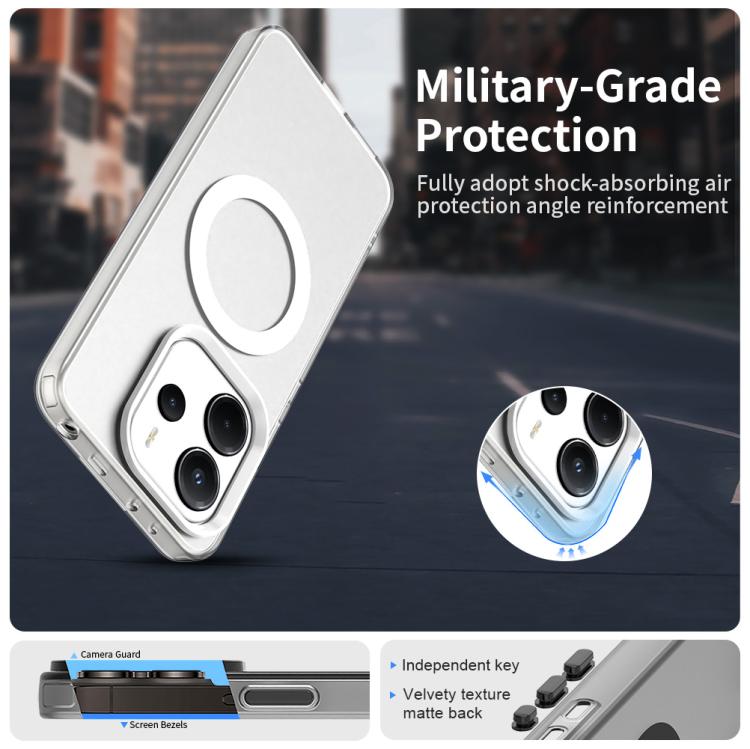 For Redmi Note 14 4G 164.84mm Candy Magsafe PC Hybrid TPU Phone Case