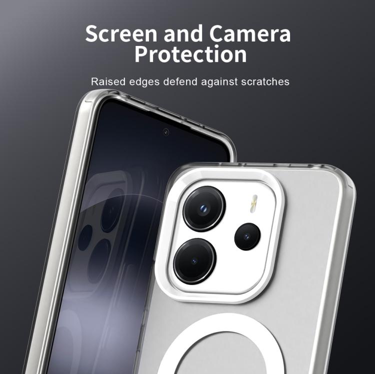 For Redmi Note 14 4G 164.84mm Candy Magsafe PC Hybrid TPU Phone Case