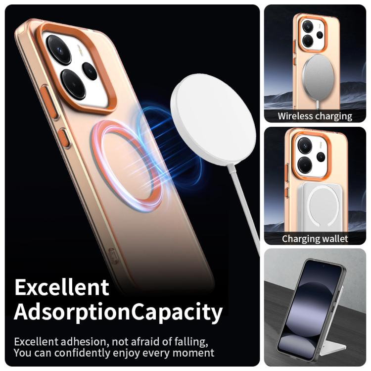 For Redmi Note 14 4G 164.84mm Candy Magsafe PC Hybrid TPU Phone Case