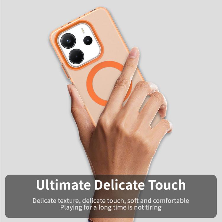 For Redmi Note 14 4G 164.84mm Candy Magsafe PC Hybrid TPU Phone Case