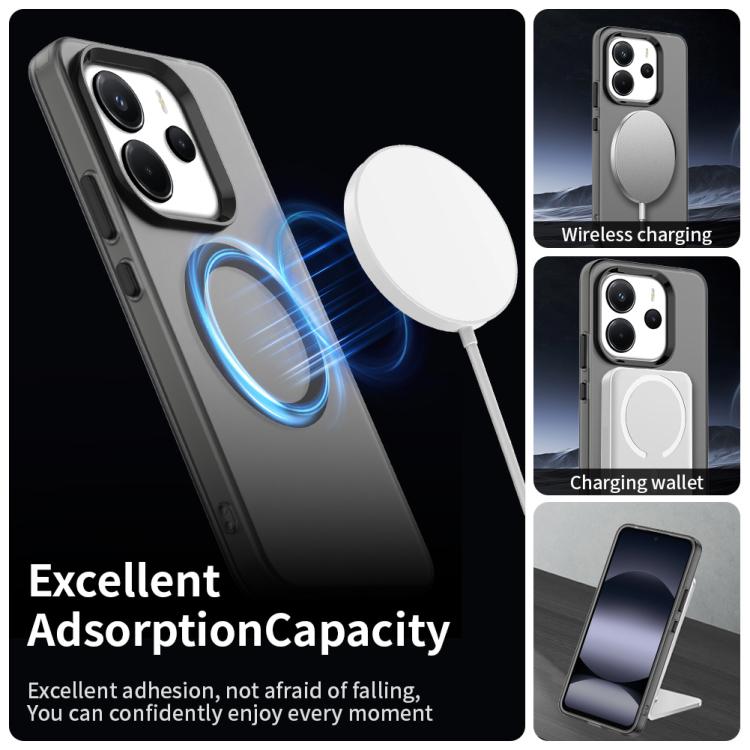 For Redmi Note 14 4G 164.84mm Candy Magsafe PC Hybrid TPU Phone Case