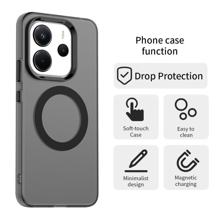 For Redmi Note 14 4G 164.84mm Candy Magsafe PC Hybrid TPU Phone Case