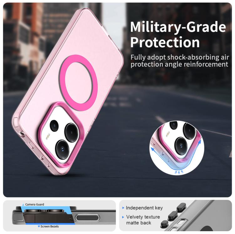 For Redmi Note 14 4G 164.84mm Candy Magsafe PC Hybrid TPU Phone Case