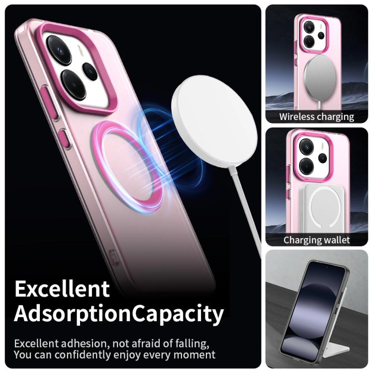 For Redmi Note 14 4G 164.84mm Candy Magsafe PC Hybrid TPU Phone Case