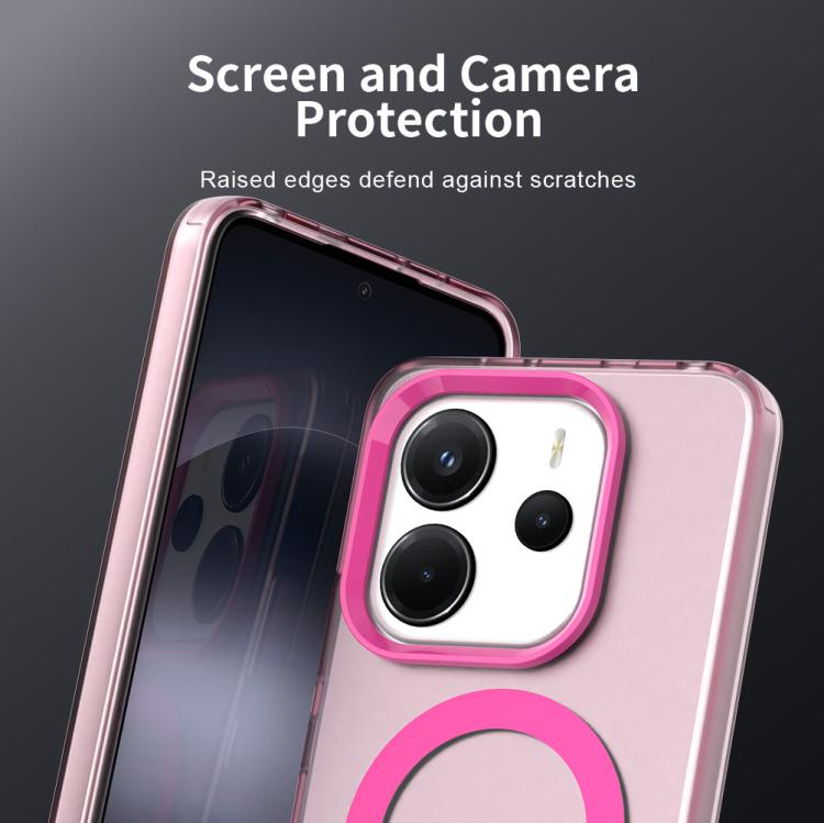 For Redmi Note 14 4G 164.84mm Candy Magsafe PC Hybrid TPU Phone Case