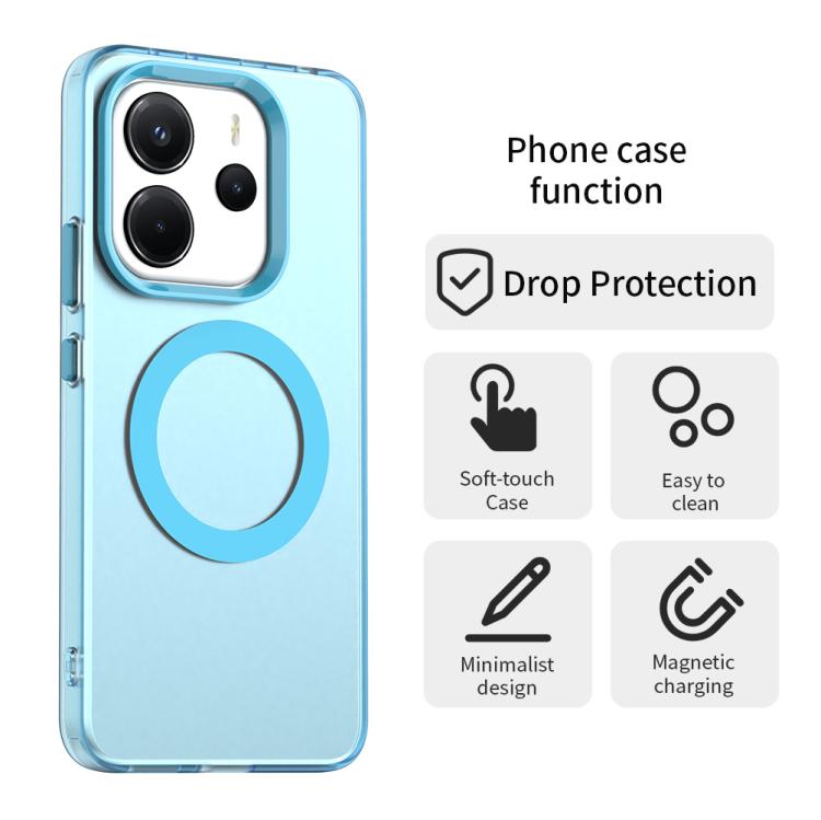 For Redmi Note 14 4G 164.84mm Candy Magsafe PC Hybrid TPU Phone Case