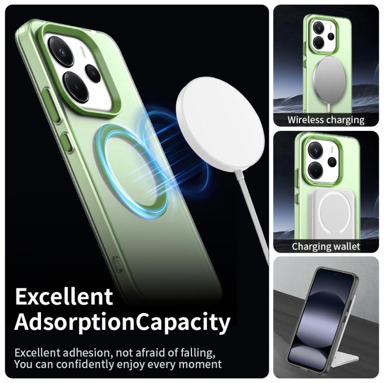 For Redmi Note 14 4G 164.84mm Candy Magsafe PC Hybrid TPU Phone Case
