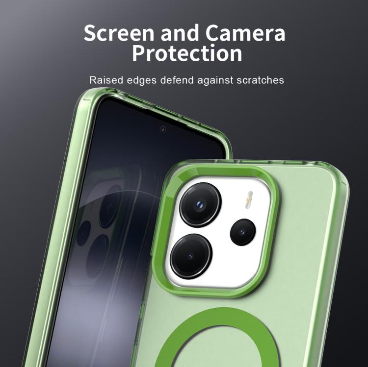 For Redmi Note 14 4G 164.84mm Candy Magsafe PC Hybrid TPU Phone Case