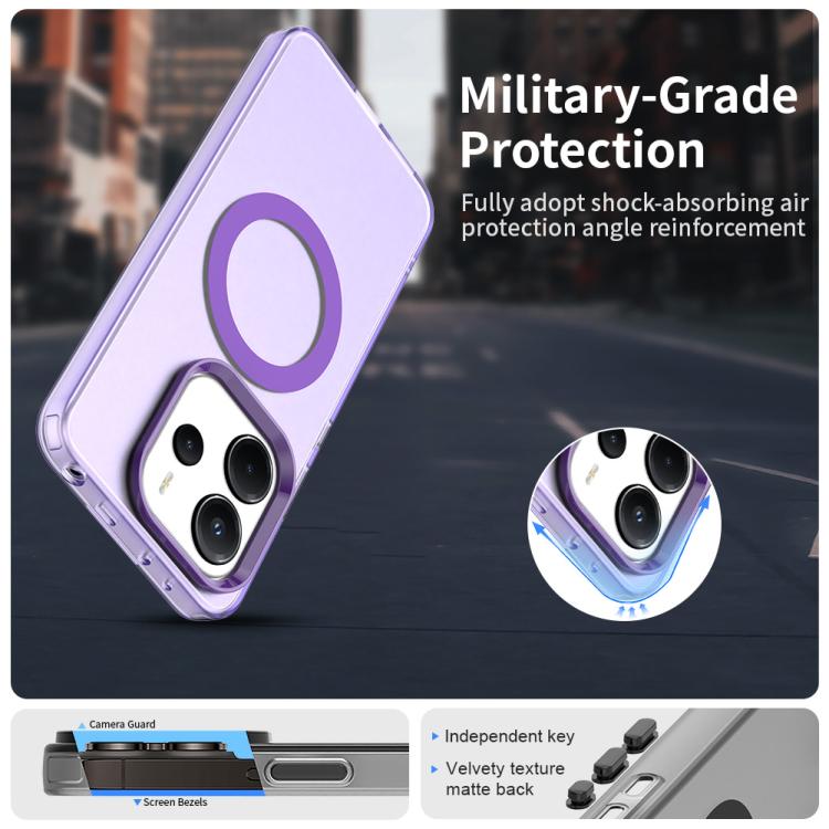 For Redmi Note 14 4G 164.84mm Candy Magsafe PC Hybrid TPU Phone Case