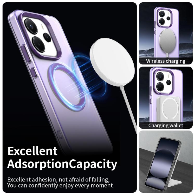 For Redmi Note 14 4G 164.84mm Candy Magsafe PC Hybrid TPU Phone Case