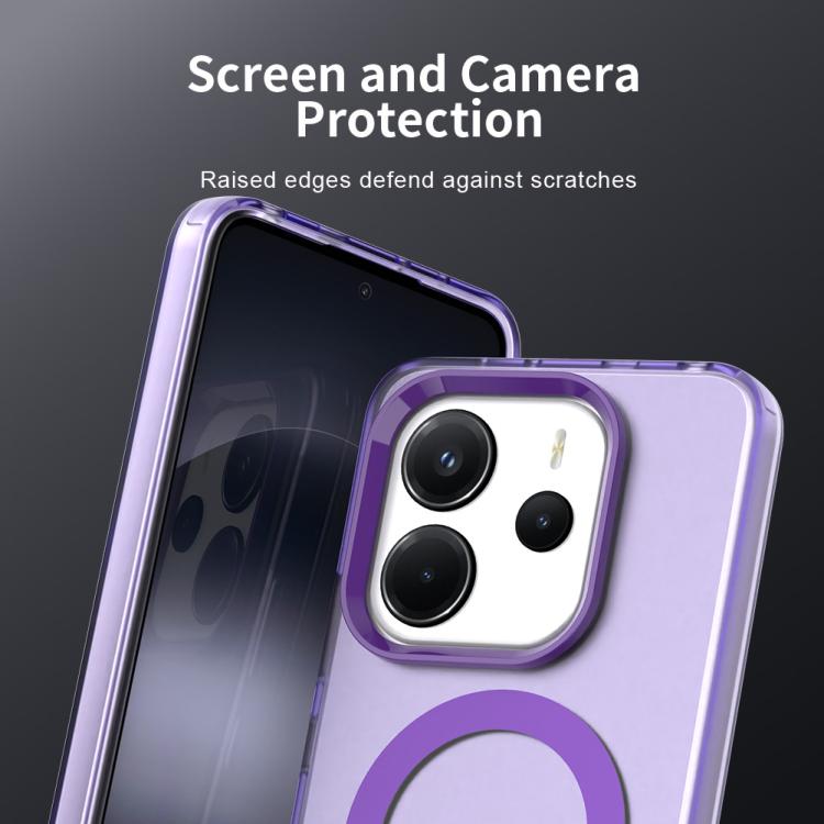 For Redmi Note 14 4G 164.84mm Candy Magsafe PC Hybrid TPU Phone Case