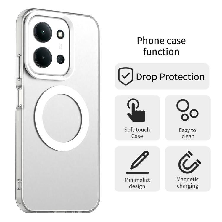 For Redmi 15C 5G / 4G EU 173mm Candy Magsafe PC Hybrid TPU Phone Case