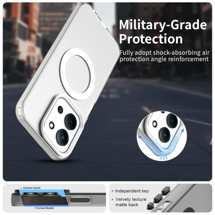 For Redmi 15C 5G / 4G EU 173mm Candy Magsafe PC Hybrid TPU Phone Case