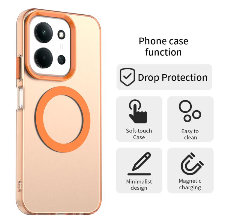 For Redmi 15C 5G / 4G EU 173mm Candy Magsafe PC Hybrid TPU Phone Case