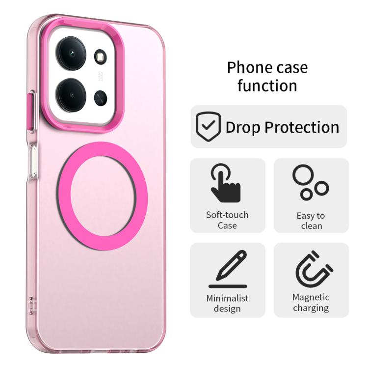For Redmi 15C 5G / 4G EU 173mm Candy Magsafe PC Hybrid TPU Phone Case