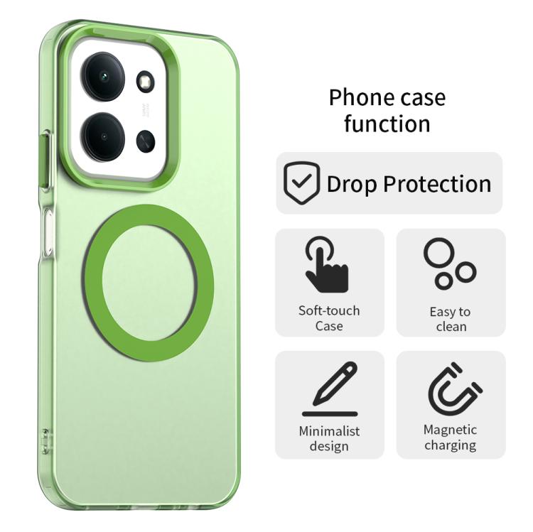 For Redmi 15C 5G / 4G EU 173mm Candy Magsafe PC Hybrid TPU Phone Case