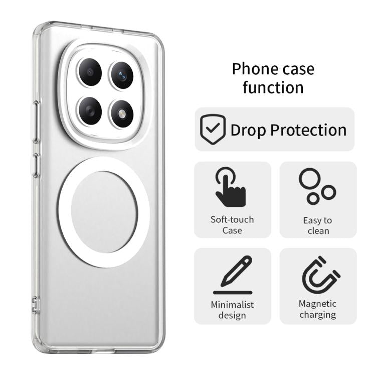 For Redmi Note 15 5G / 4G Global 164mm Candy Magsafe PC Hybrid TPU Phone Case