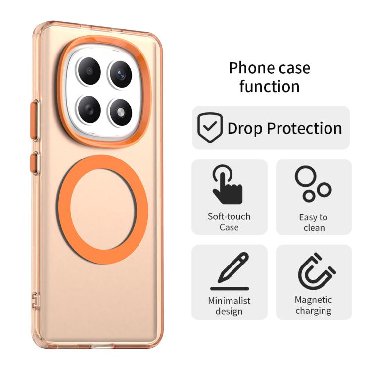 For Redmi Note 15 5G / 4G Global 164mm Candy Magsafe PC Hybrid TPU Phone Case