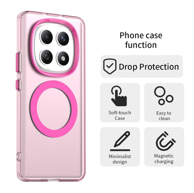 For Redmi Note 15 5G / 4G Global 164mm Candy Magsafe PC Hybrid TPU Phone Case